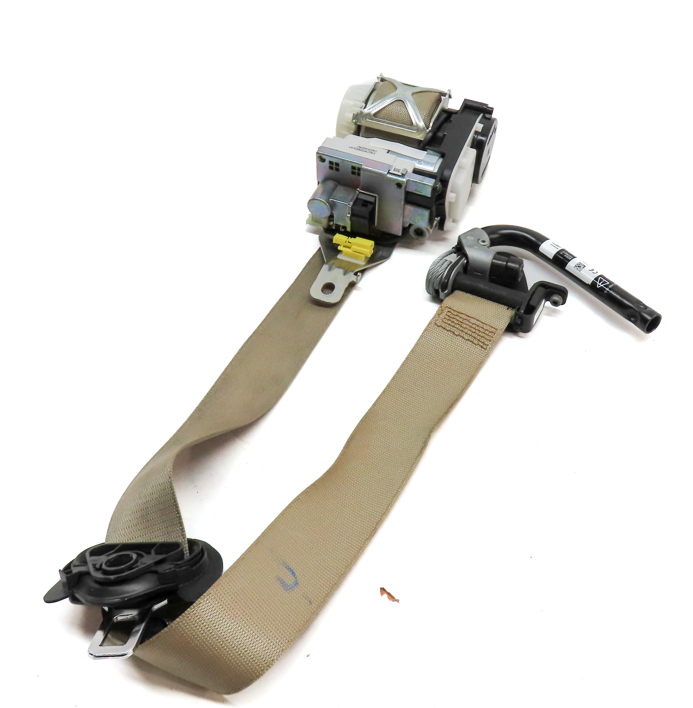 12-16 MB GL350 GL450 GL550 W166 X166 FRONT LEFT DRIVER SEATBELT RETRACTOR(Beige) — exact item pictured